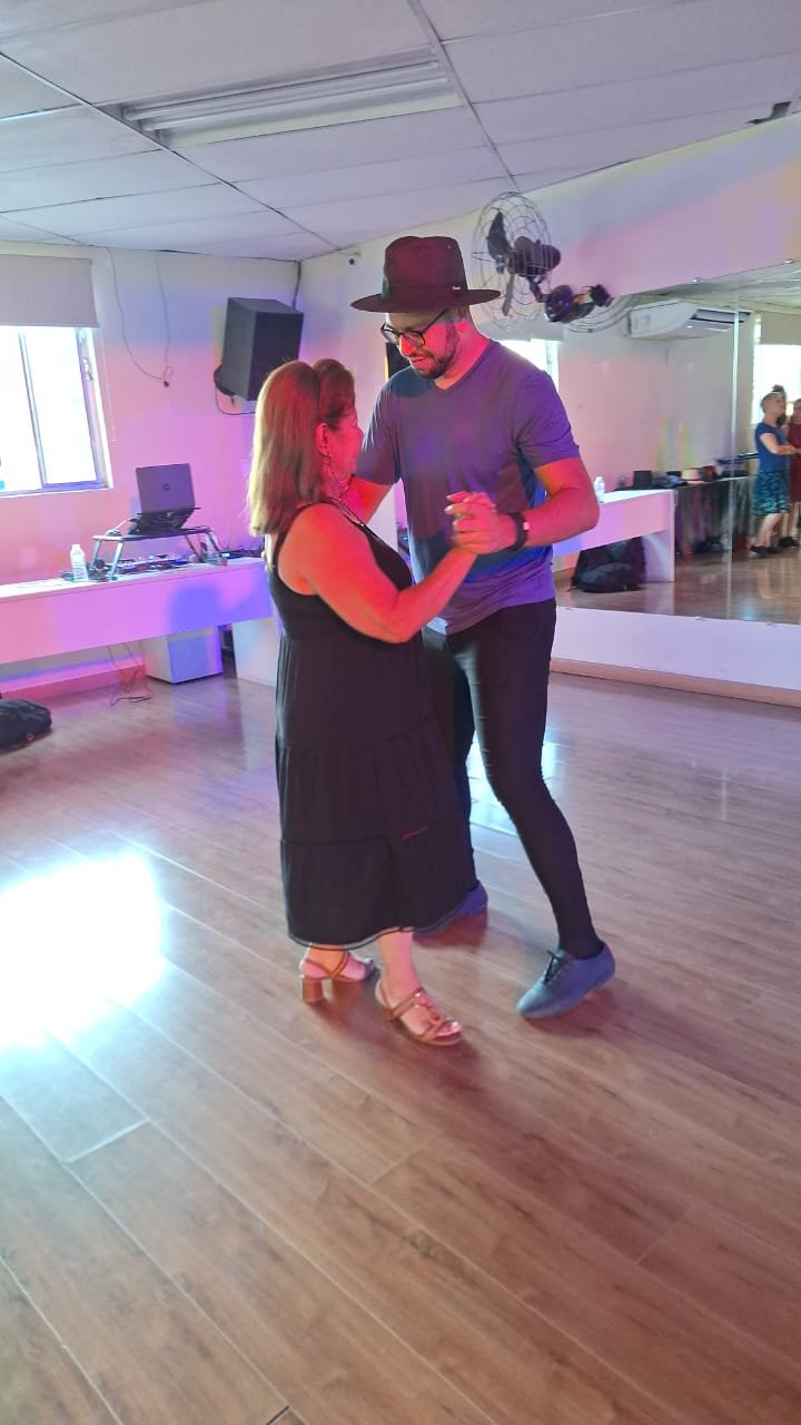 Aula individual de dança de salão